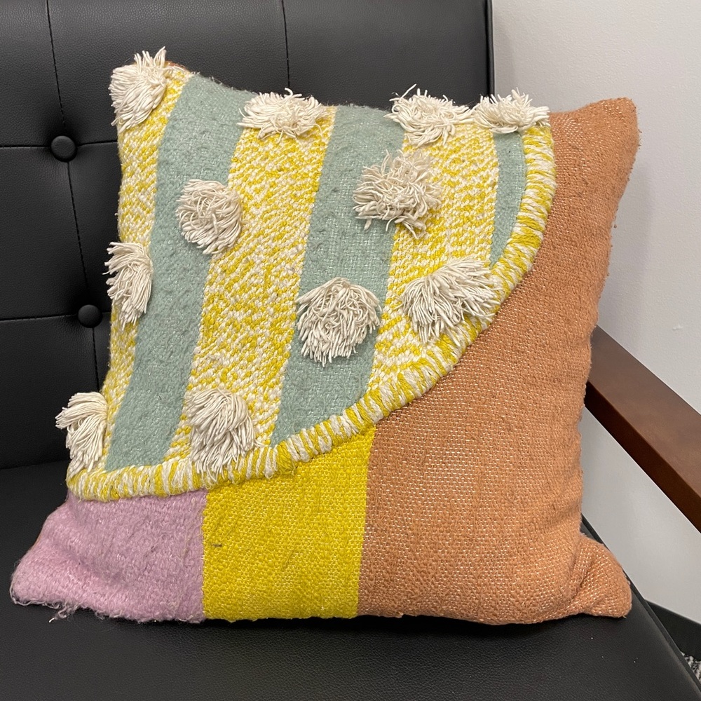 All Roads Anthropologie Tufted Throw Pillow